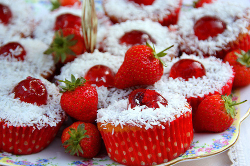 Muffin, Strawberry