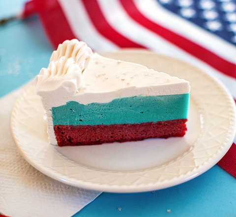 Fourth Of July Ice Cream Cake