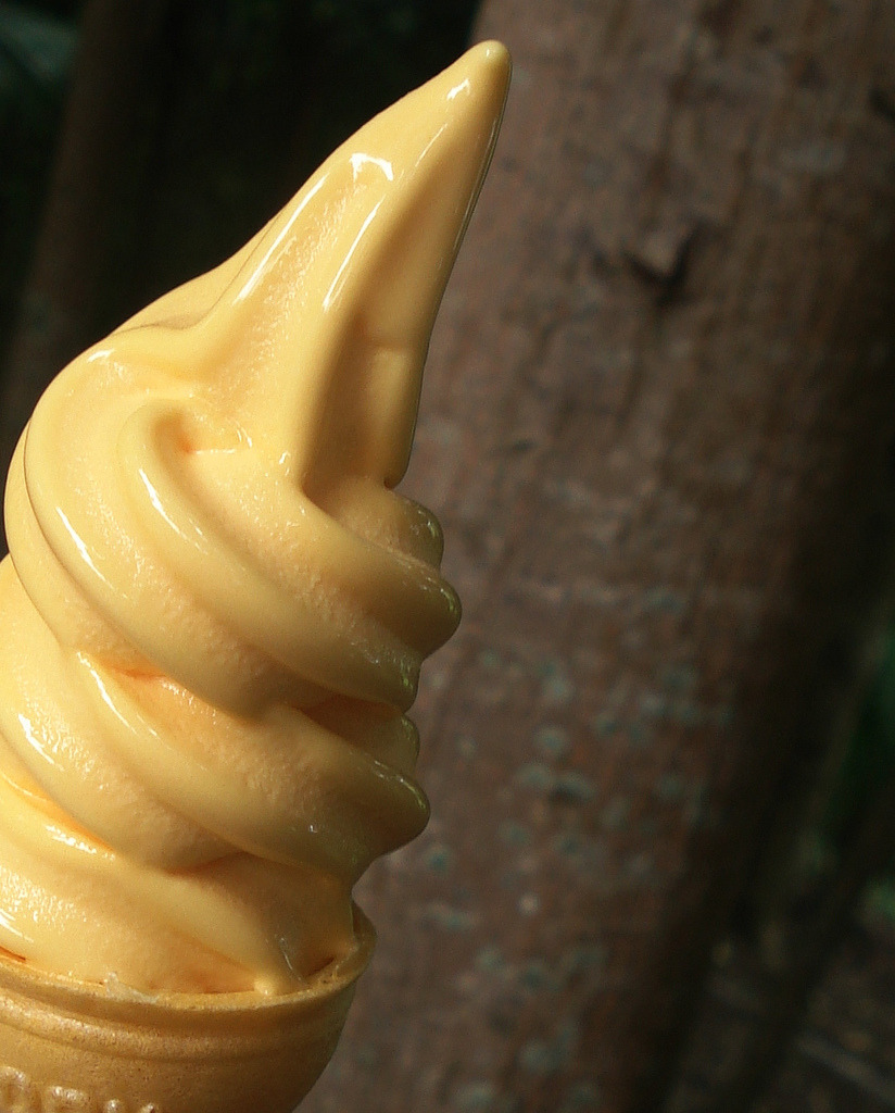 Yellow Ice Cream Twirl