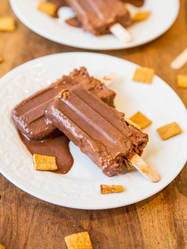 Recipe: Skinny Chocolate Peanut Butter Graham Fudge Pops