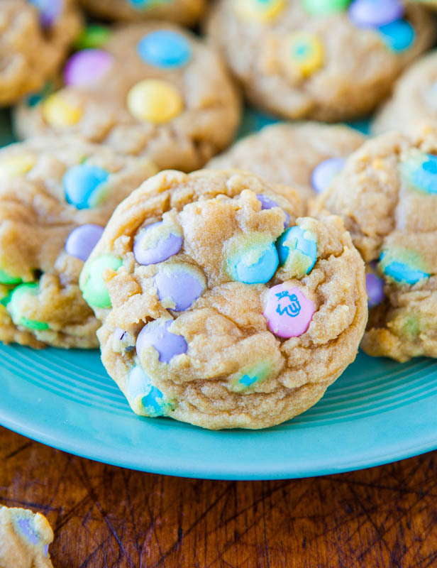 Soft & Chewy M&M Cookies