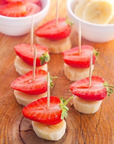 Have some fun with strawberries.