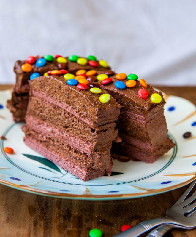 Frozen Chocolate Pudding & Wafer Cake