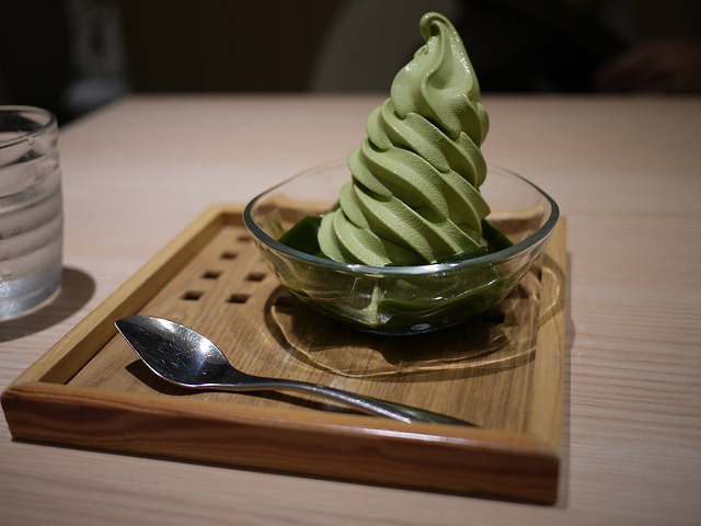 Matcha dessert in Fukuoka by super eggplant on Flickr.