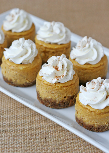 Recipe: Mini Pumpkin Cheesecake