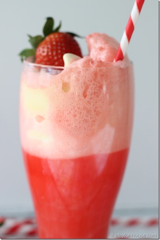 Strawberry Ice Cream Float The Taylor House
