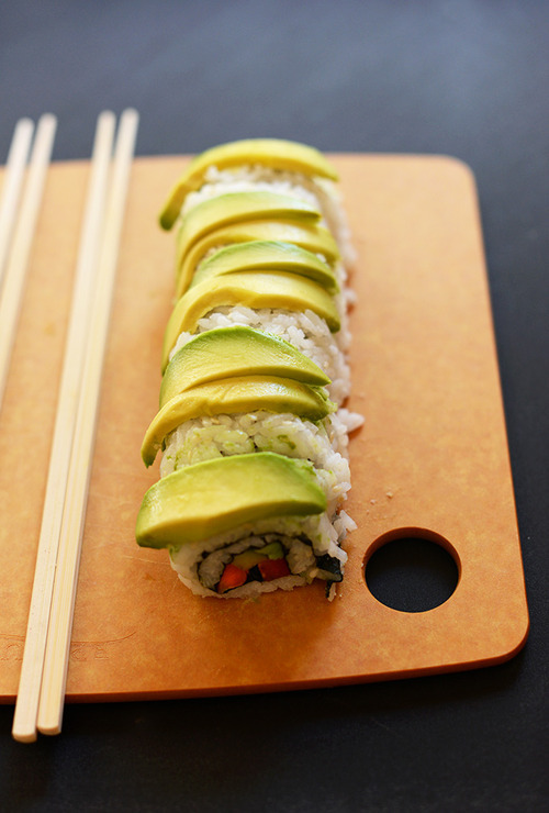 Vegan Sushi Without a Mat