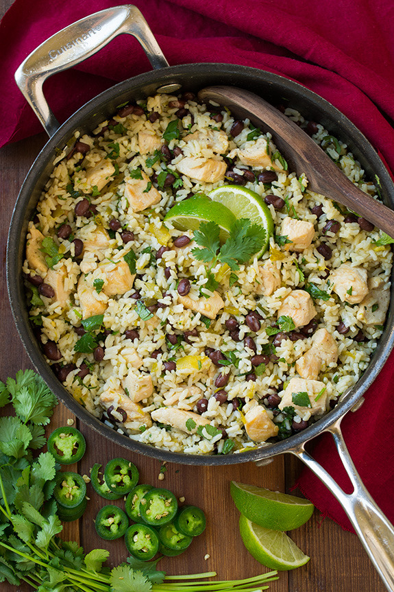 Cilantro-Lime Chicken and Rice with Black Beans