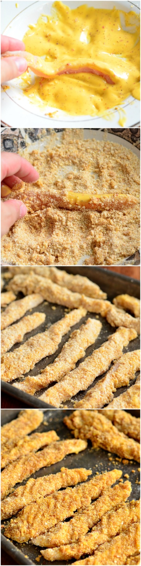 EASY HONEY MUSTARD BAKED CHICKEN FRIES Really nice recipes. Every hour.Show me what you cooked!